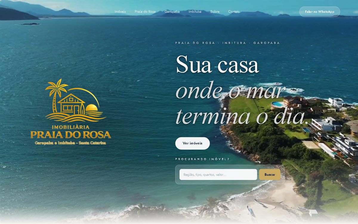 Site da imobiliária do Igor