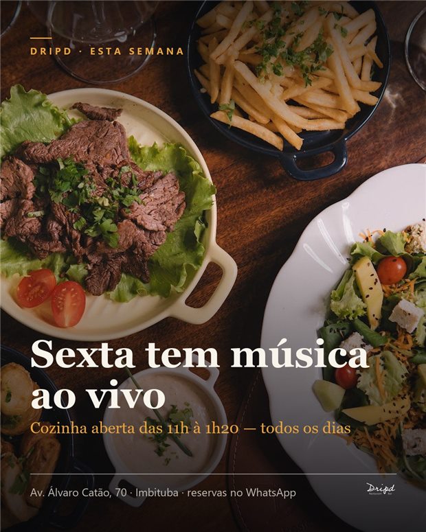 Peça DRIPD restaurante