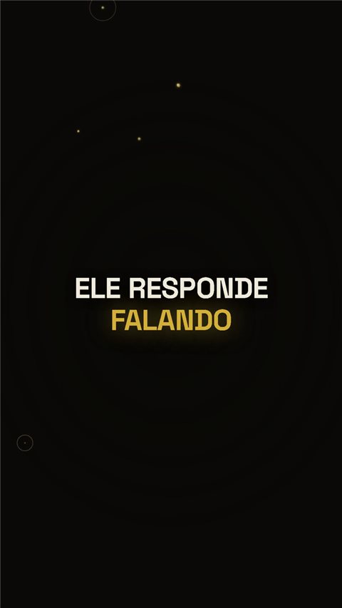 Criativo: ele responde falando